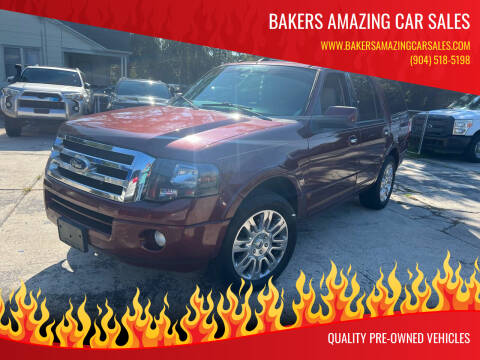 2012 Ford Expedition for sale at Bakers Amazing Car Sales in Jacksonville FL