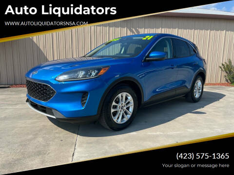 2021 Ford Escape for sale at Auto Liquidators in Bluff City TN