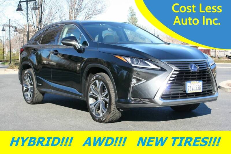 2016 Lexus RX 450h for sale at Cost Less Auto Inc. in Rocklin CA