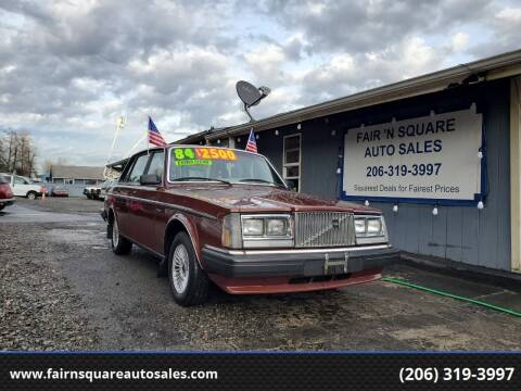 1984 Volvo 240 for sale at Fair 'N Square Auto Sales, LLC in Auburn WA
