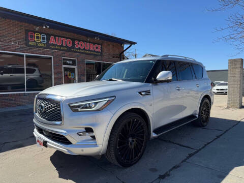 2020 Infiniti QX80 for sale at Auto Source in Ralston NE