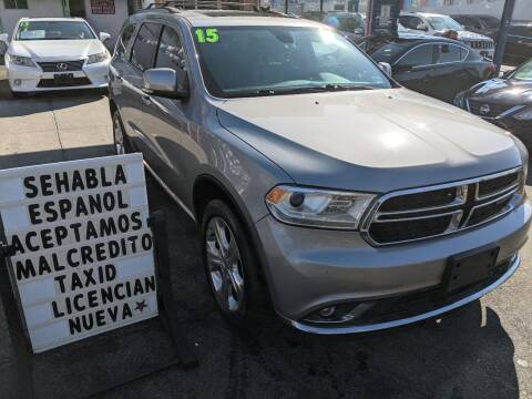 2015 Dodge Durango for sale at 4530 Tip Top Car Dealer Inc in Bronx NY