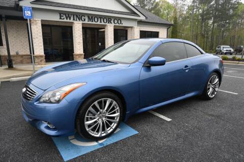 2013 Infiniti G37 Convertible for sale at Ewing Motor Company in Buford GA