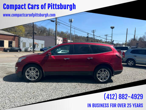2014 Chevrolet Traverse for sale at Compact Cars of Pittsburgh in Pittsburgh PA