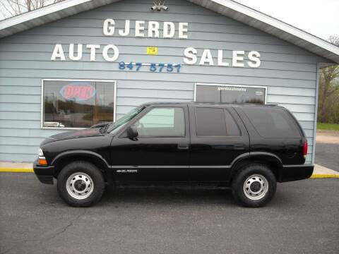 2004 Chevrolet Blazer for sale at GJERDE AUTO SALES in Detroit Lakes MN