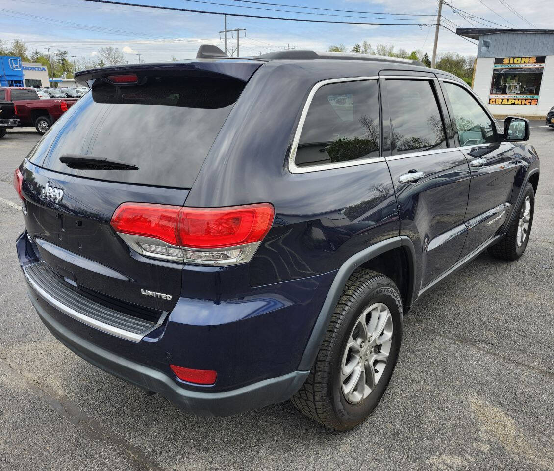 2015 Jeep Grand Cherokee for sale at Streeters Vehicle Sales in Plattsburgh, NY