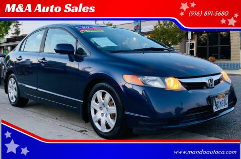 2008 Honda Civic for sale at M&A Auto Sales in Sacramento CA