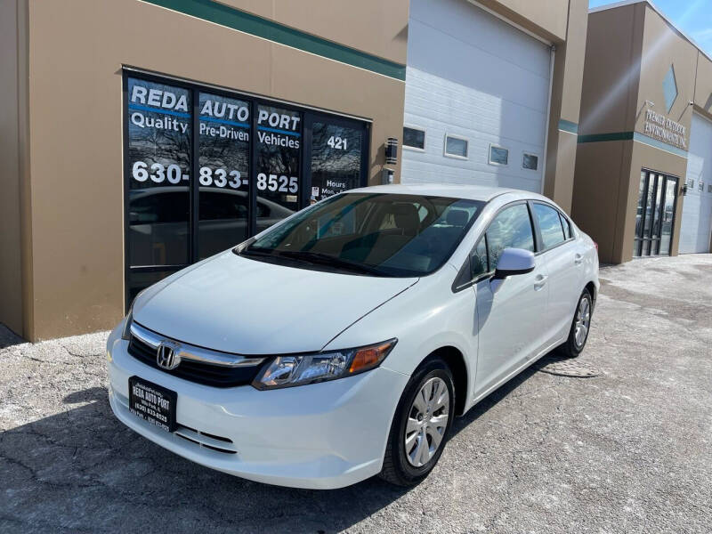 2012 Honda Civic for sale at REDA AUTO PORT INC in Villa Park IL