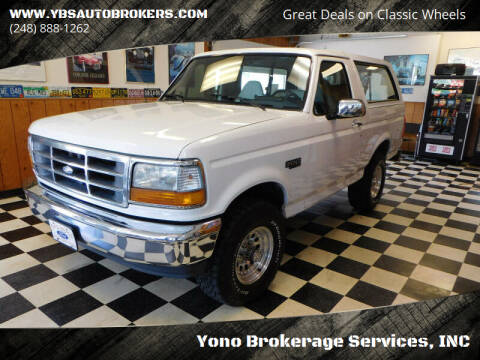 1994 Ford Bronco for sale at Farmington's Finest Used Autos - Yono Brokerage Services, INC in Farmington MI
