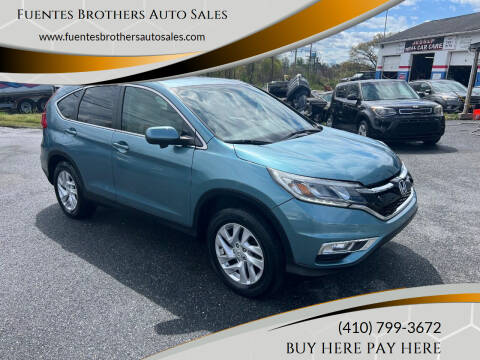 2015 Honda CR-V for sale at Fuentes Brothers Auto Sales in Jessup MD