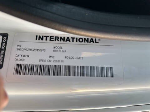 2021 International RH613