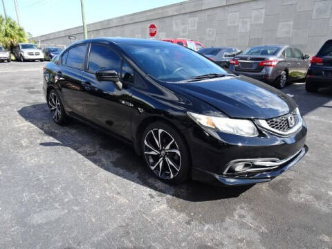 2015 Honda Civic for sale at DONNY MILLS AUTO SALES in Largo FL