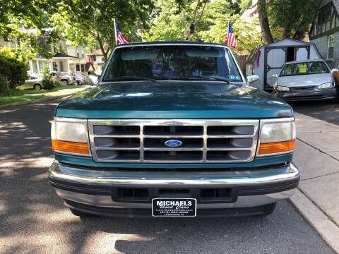 1996 Ford F-150 for sale at Michaels Used Cars Inc. in East Lansdowne PA