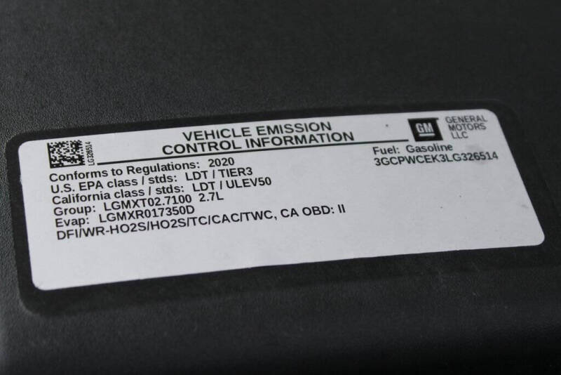 2020 Chevrolet Silverado 1500