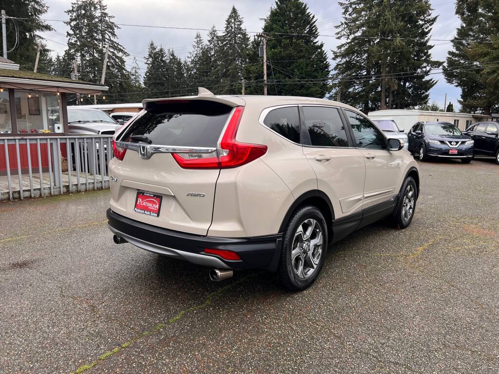 2017 Honda CR-V for sale at PLATINUM AUTO SALES INC in Lacey, WA