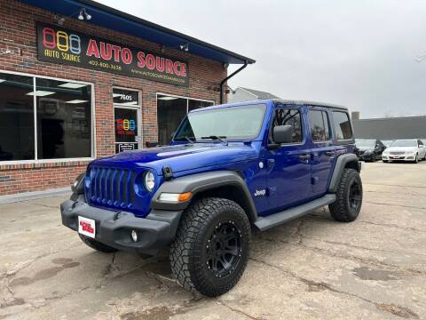 2019 Jeep Wrangler Unlimited for sale at Auto Source in Ralston NE