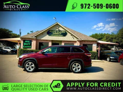 2015 Toyota Highlander for sale at Auto Class Direct in Plano TX