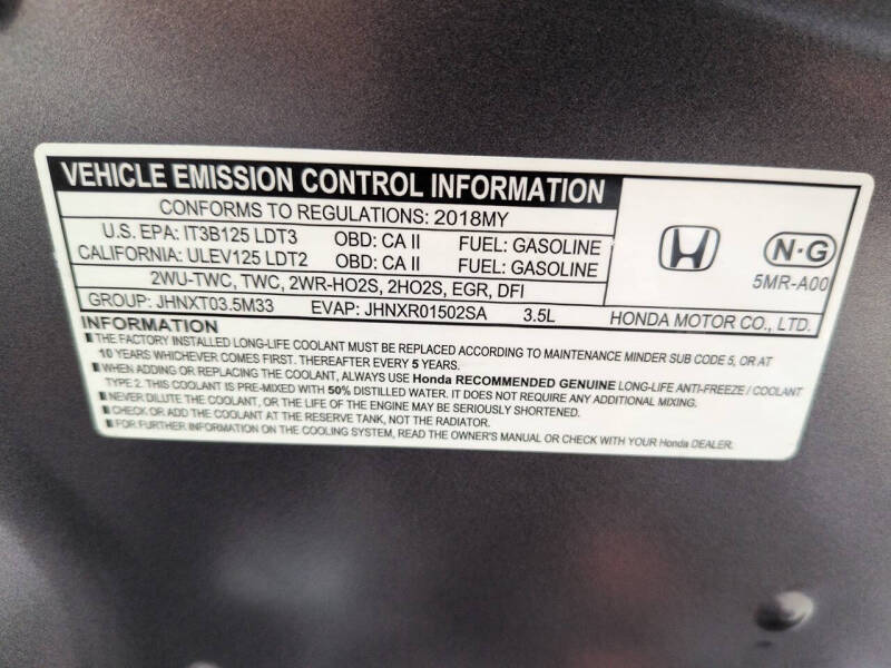 2018 Honda Odyssey Elite