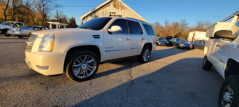 2013 Cadillac Escalade for sale at New Hampton Auto Sales in New Hampton NY