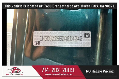 2002 Honda Accord EX V-6