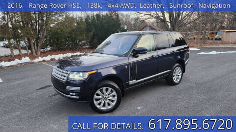 2016 Land Rover Range Rover for sale at Carlot Express in Stow MA
