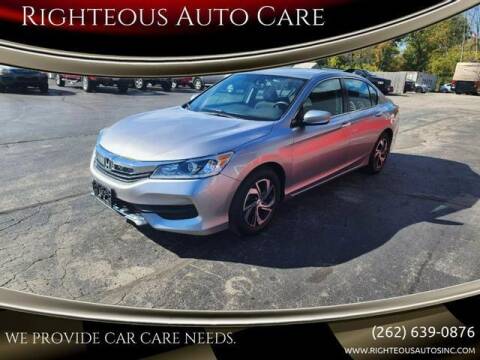 2017 Honda Accord for sale at Righteous Auto Care in Racine WI