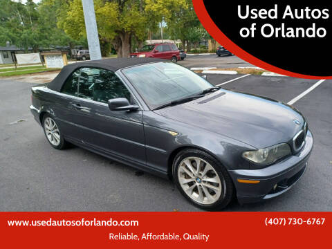 2006 BMW 3 Series for sale at Used Autos of Orlando in Orlando FL