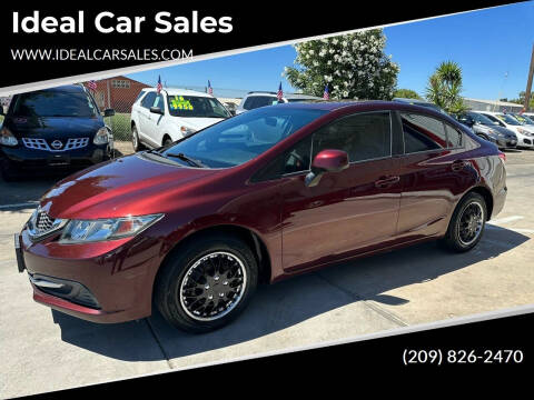 2013 Honda Civic for sale at Ideal Car Sales Turlock in Turlock CA