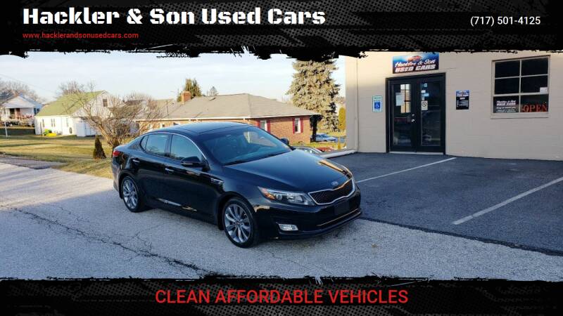 2014 Kia Optima for sale at Hackler & Son Used Cars in Red Lion PA