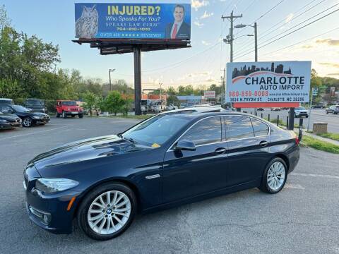 2015 BMW 5 Series for sale at Charlotte Auto Import in Charlotte NC