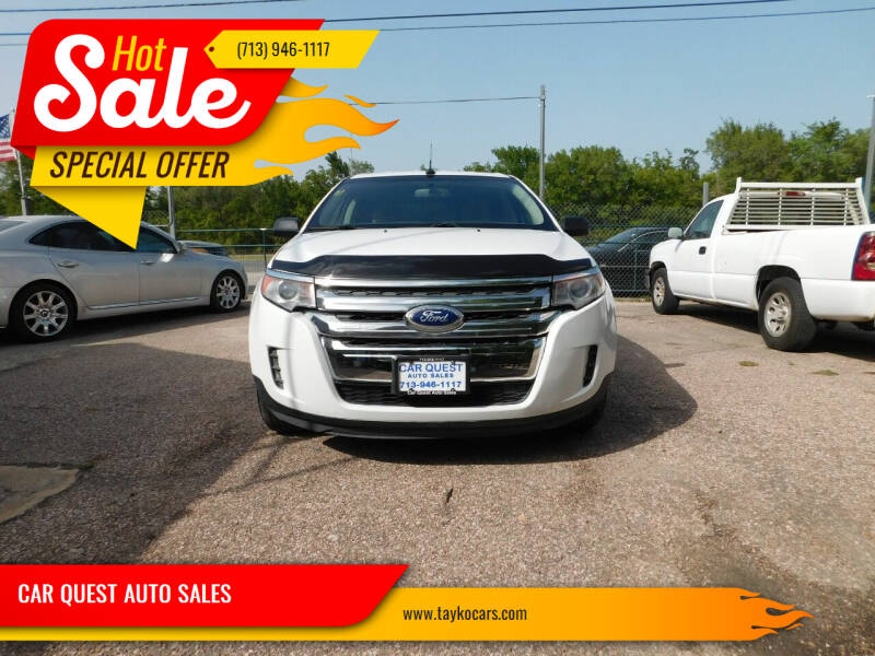 2014 Ford Edge for sale at CAR QUEST AUTO SALES in Houston TX