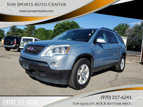 2008 GMC Acadia for sale at Sun Sports Auto Center in Loveland CO