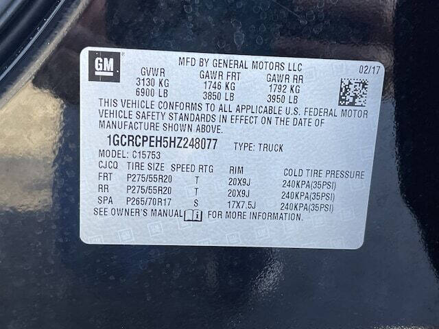 2017 Chevrolet Silverado 1500 Custom