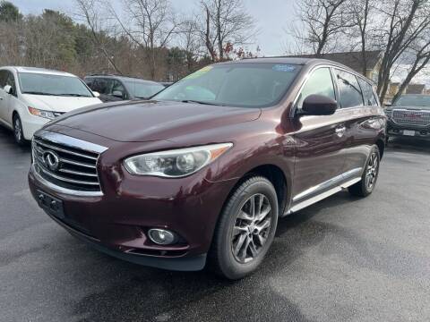 2013 Infiniti JX35 for sale at RT28 Motors in North Reading MA
