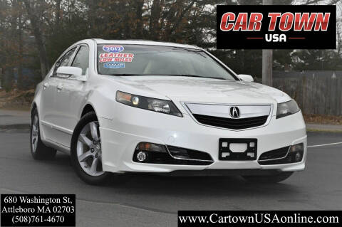 2012 Acura TL for sale at Car Town USA in Attleboro MA