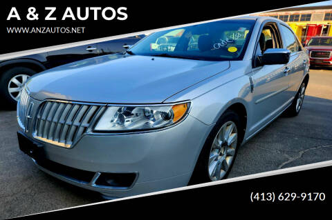 2010 Lincoln MKZ for sale at A & Z AUTOS in Westfield MA