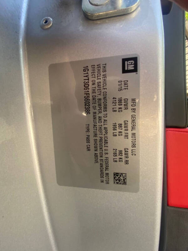 2015 Chevrolet Corvette