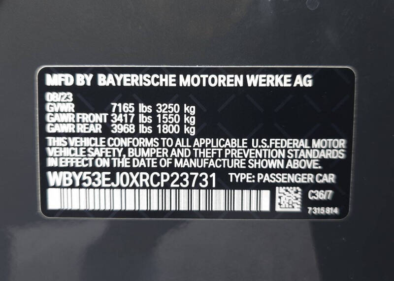 2024 BMW i7 xDrive60