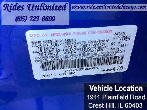 2003 Mitsubishi Outlander XLS