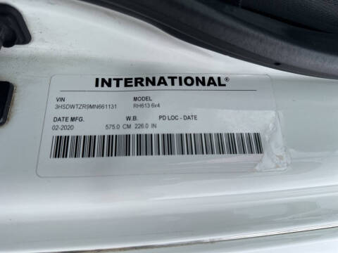 2021 International RH613