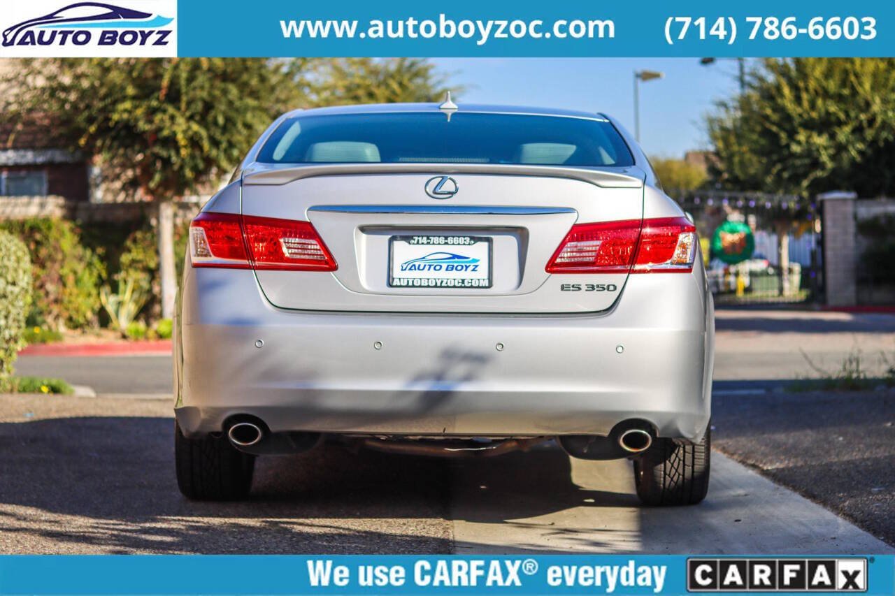 2011 Lexus ES 350 for sale at Auto Boyz in Garden Grove, CA