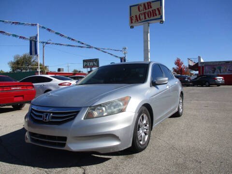 2012 Honda Accord for sale at CAR FACTORY S in Oklahoma City OK