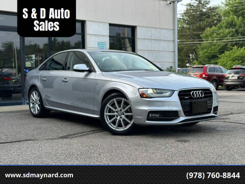 2015 Audi A4 for sale at S & D Auto Sales in Maynard MA