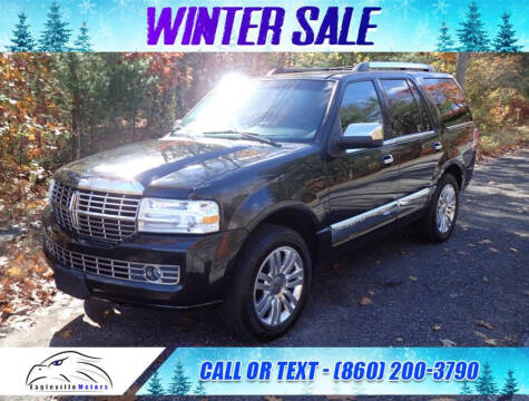 2013 Lincoln Navigator for sale at EAGLEVILLE MOTORS LLC in Storrs Mansfield CT