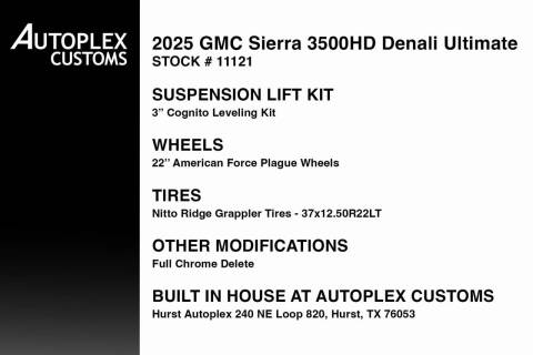 2025 GMC Sierra 3500HD