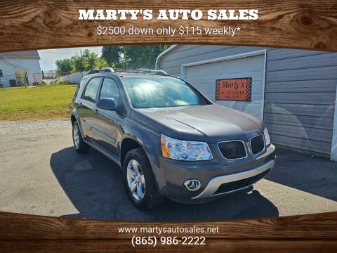 2007 Pontiac Torrent for sale at Marty's Auto Sales in Lenoir City TN