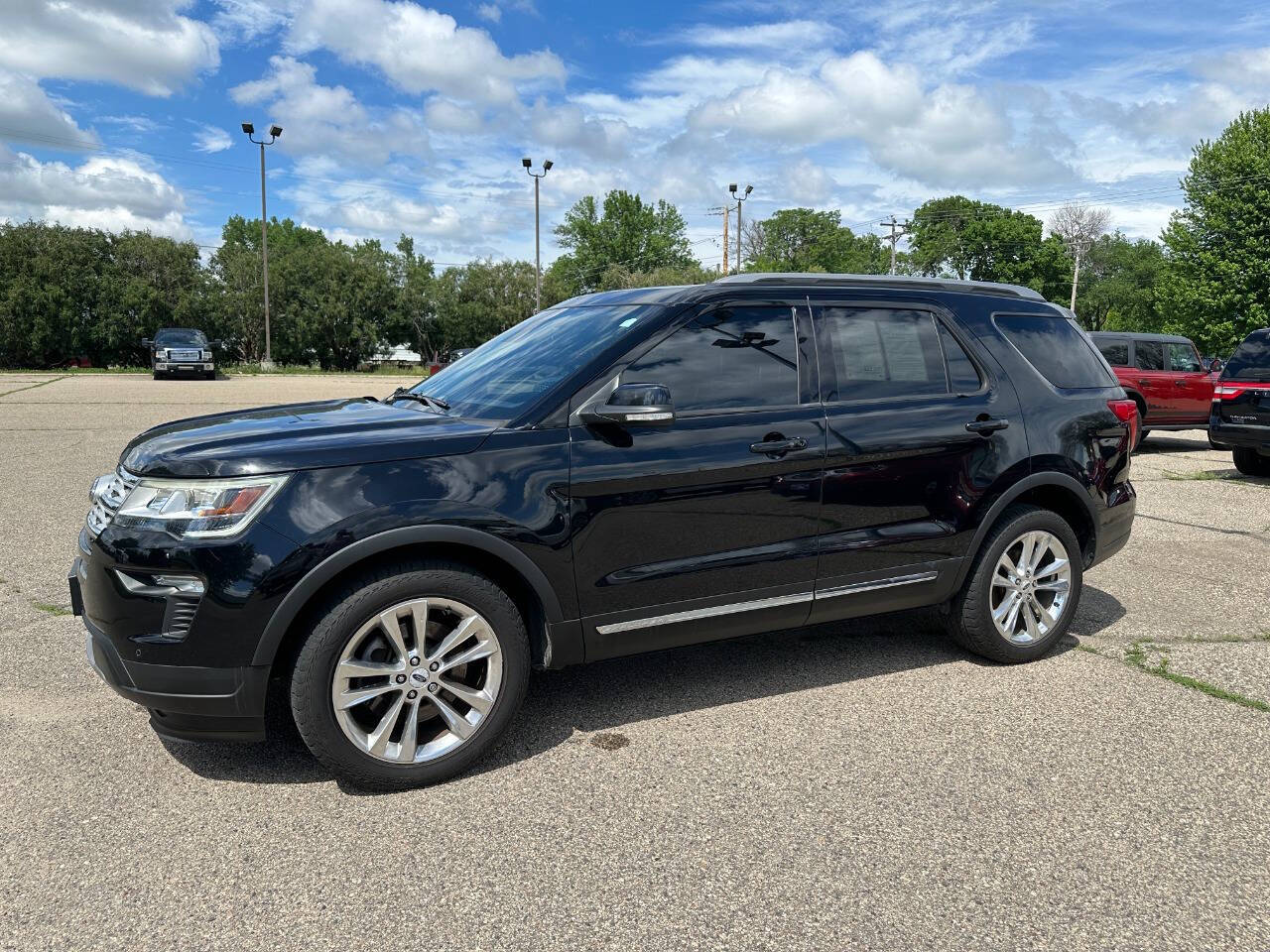 Black 2018 Ford Explorer XLT AWD XLT 4dr SUV 1