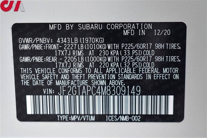 2021 Subaru Crosstrek Premium