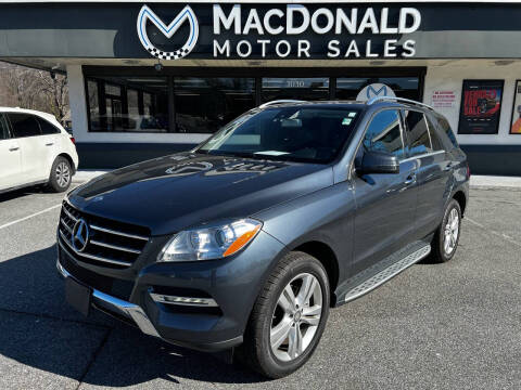 2015 Mercedes-Benz M-Class for sale at MacDonald Motor Sales in High Point NC