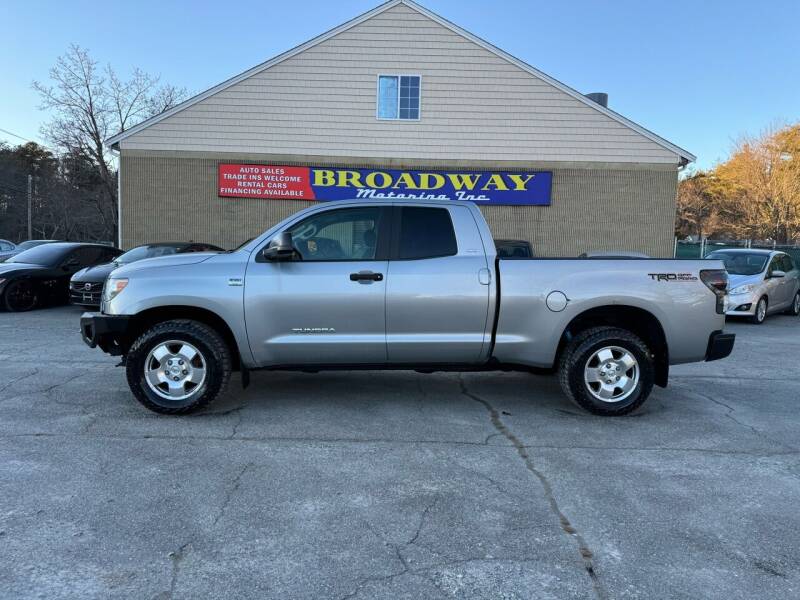 2008 Toyota Tundra for sale at Broadway Motoring Inc. in Ayer MA